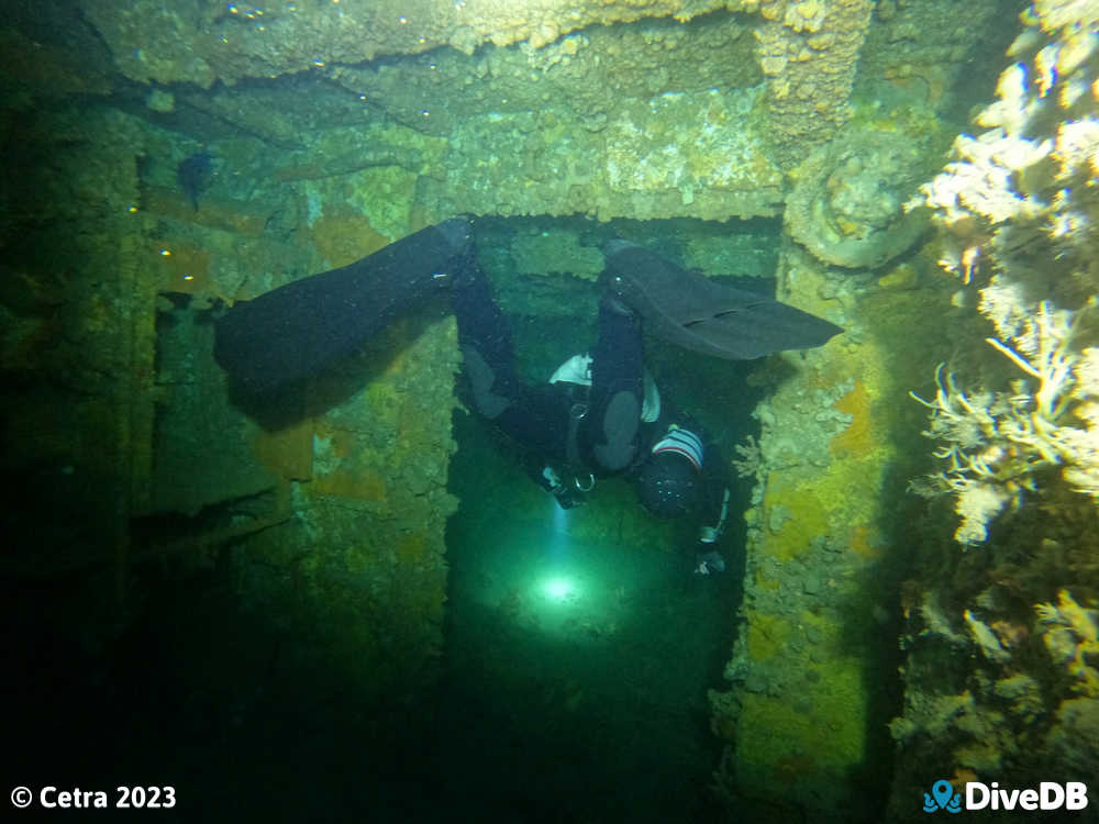 Photo at ex-HMAS Hobart. 