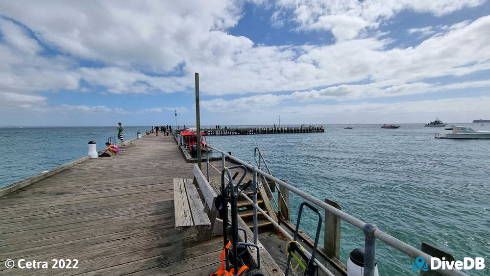 Photo at Portsea Pier. 