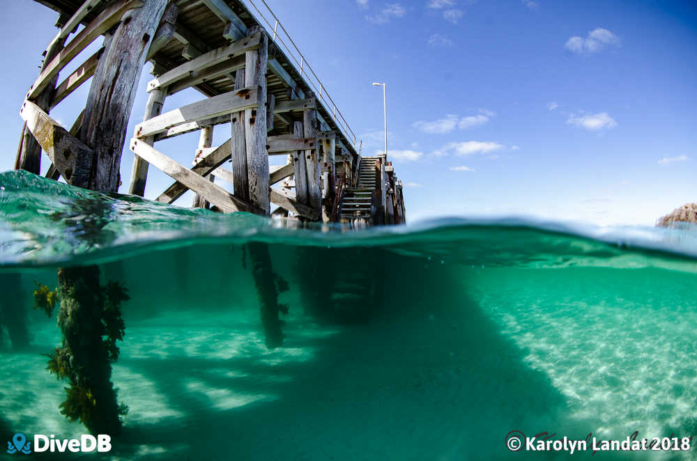 Photo at Point Turton Jetty. 